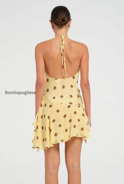 polka-dot-chiffon-halter-deep-v-slit-backless-mini-dress
