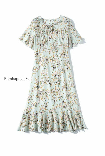 100-mulberry-silk-short-sleeve-floral-midi-dress