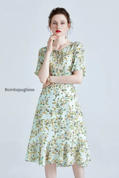 100-mulberry-silk-short-sleeve-floral-midi-dress