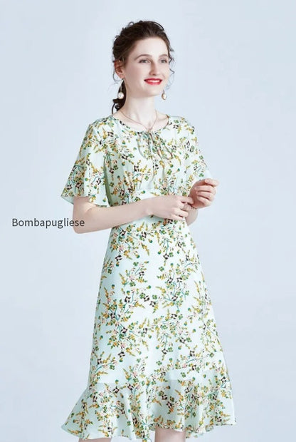 100-mulberry-silk-short-sleeve-floral-midi-dress