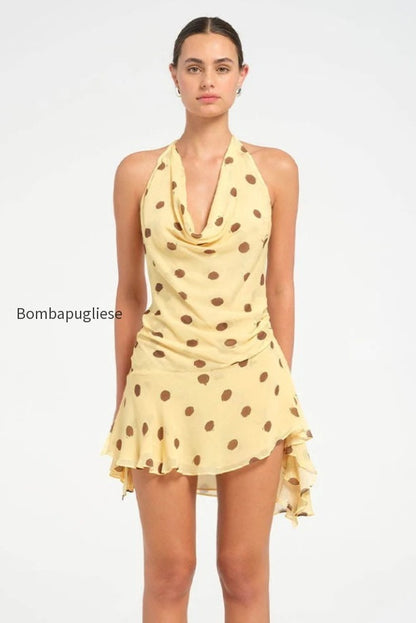 polka-dot-chiffon-halter-deep-v-slit-backless-mini-dress
