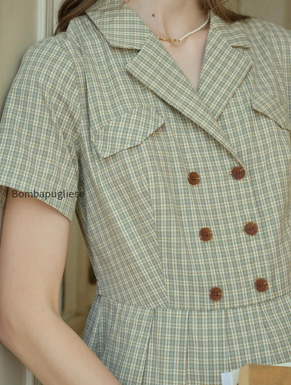 elena-v-neck-lapel-plaid-dress