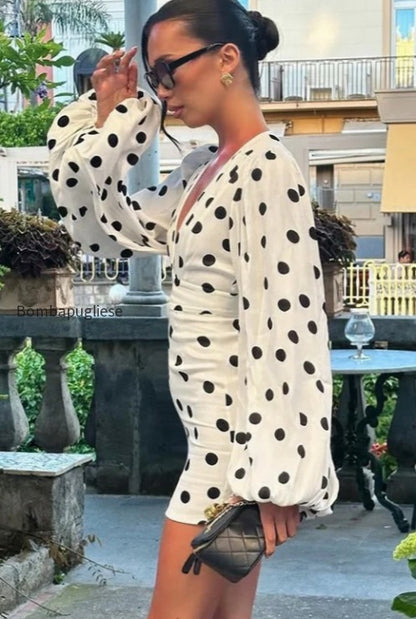 vintage-polka-dot-bodycon-mini-dress