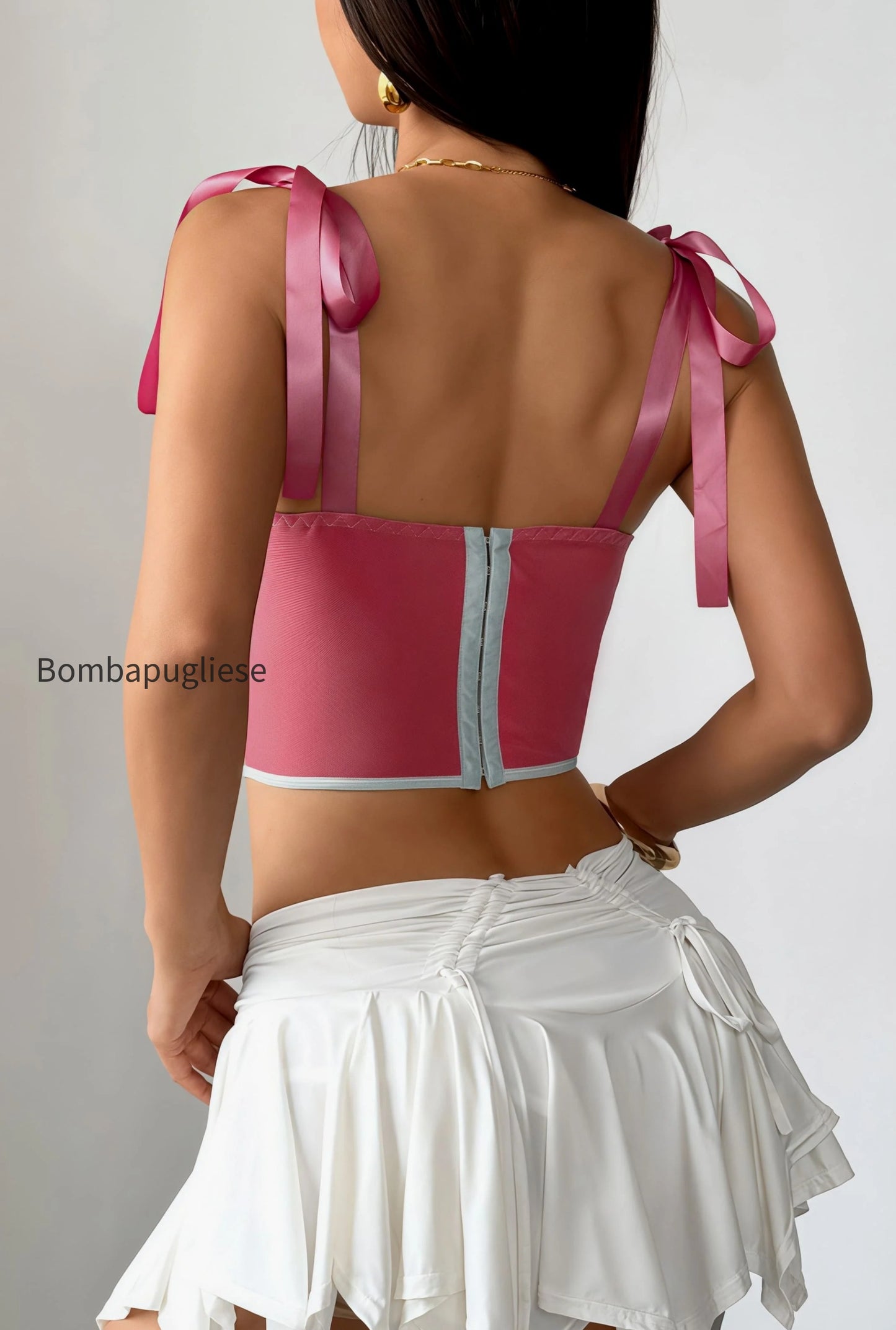 chic-satin-ribbon-lace-up-corset-cami-top